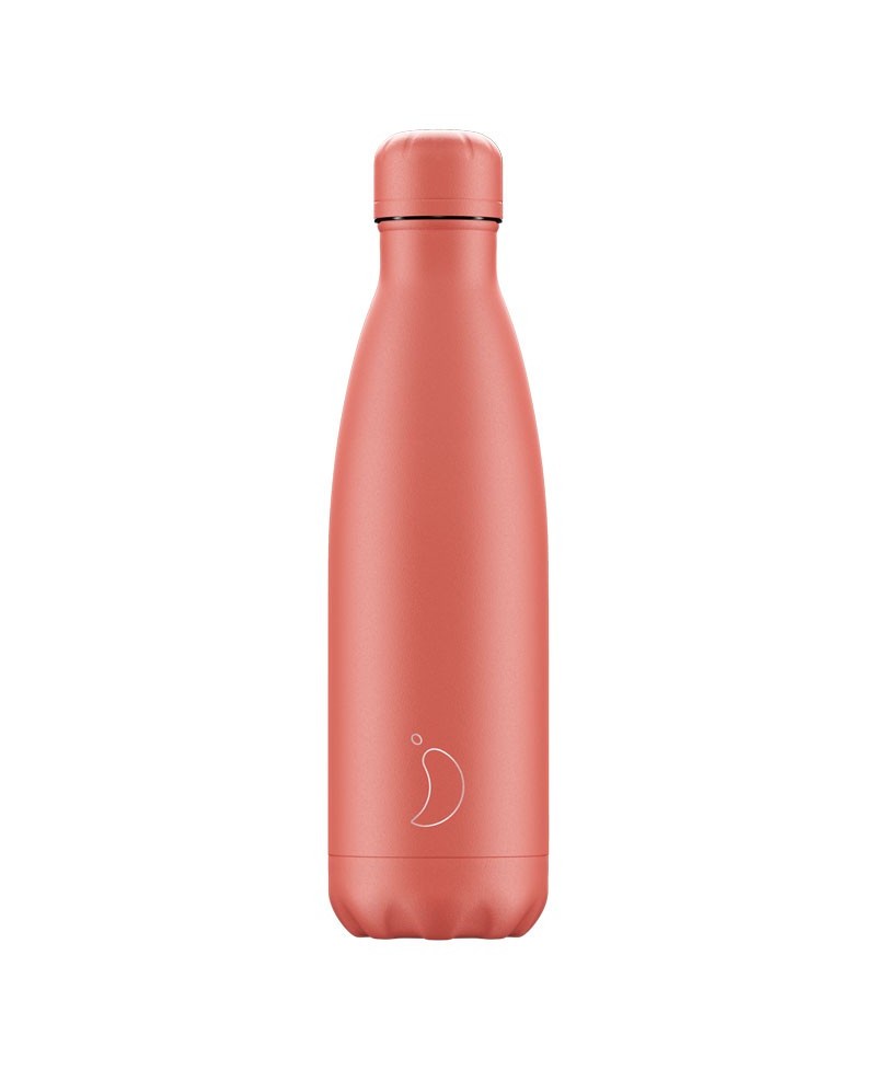 Botella  Chilly’s 500ml coral pastel